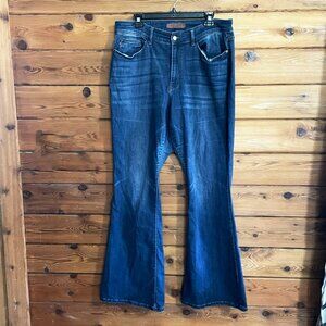 Judy Blue High Rise Flare Jeans Women's Bell Bottom Size 16w